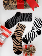 BCZIKA sock - Latte - Black Colour