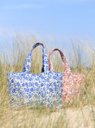 BCFLORA quilted tote bag - Fairy Flower - Black Colour