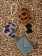 BCHEART soft keyhanger - Brown Leo - Black Colour