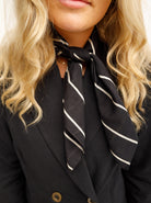 BCALVA mini scarf - Black - Black Colour