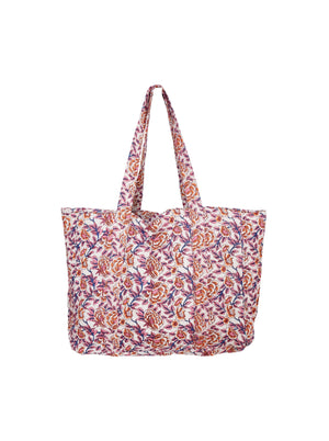 BCFLORA quilted tote bag - Fairy Flower - Black Colour