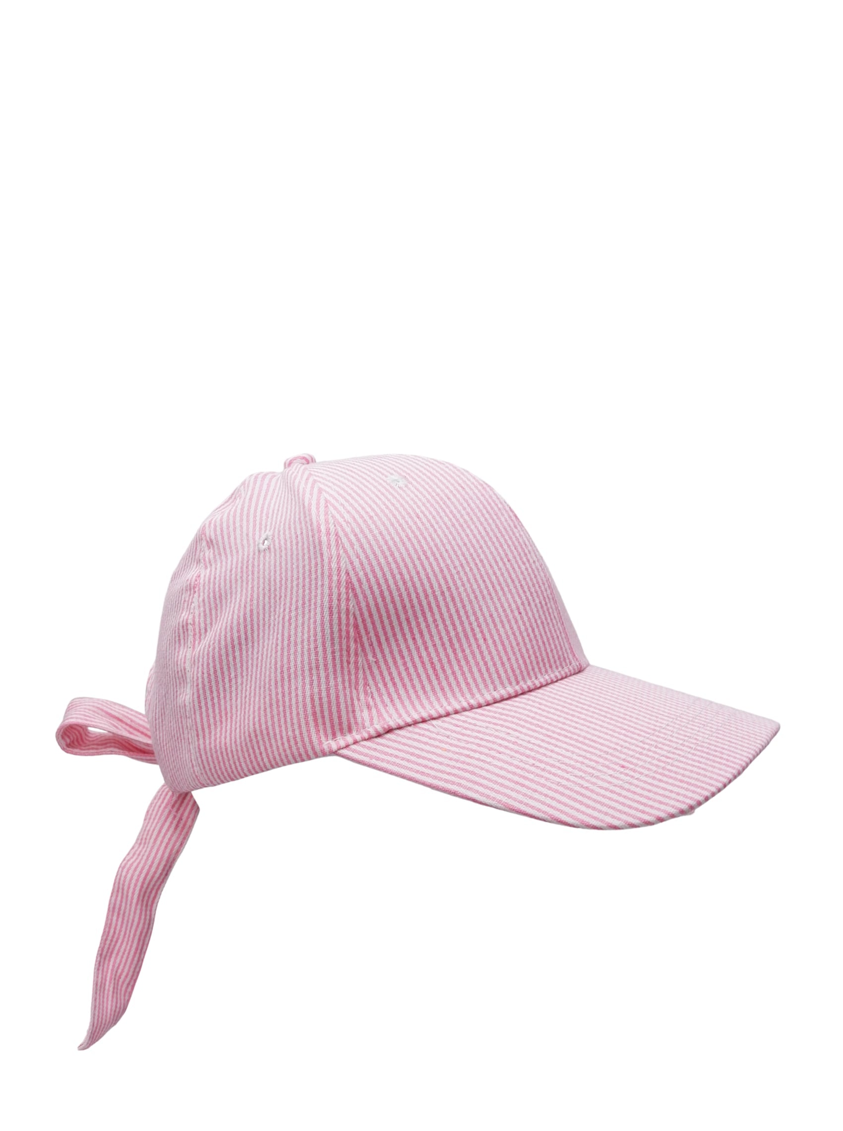 BCMATILDA bow cap - Lt. Pink - Black Colour