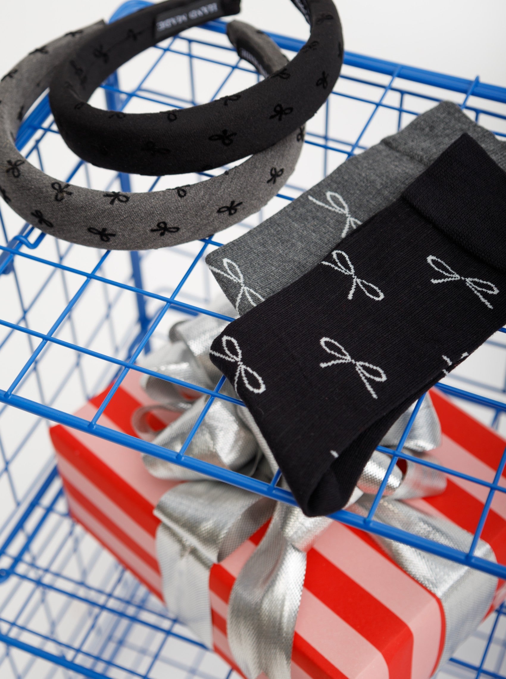 BCMINDY bow sock - Black - Black Colour