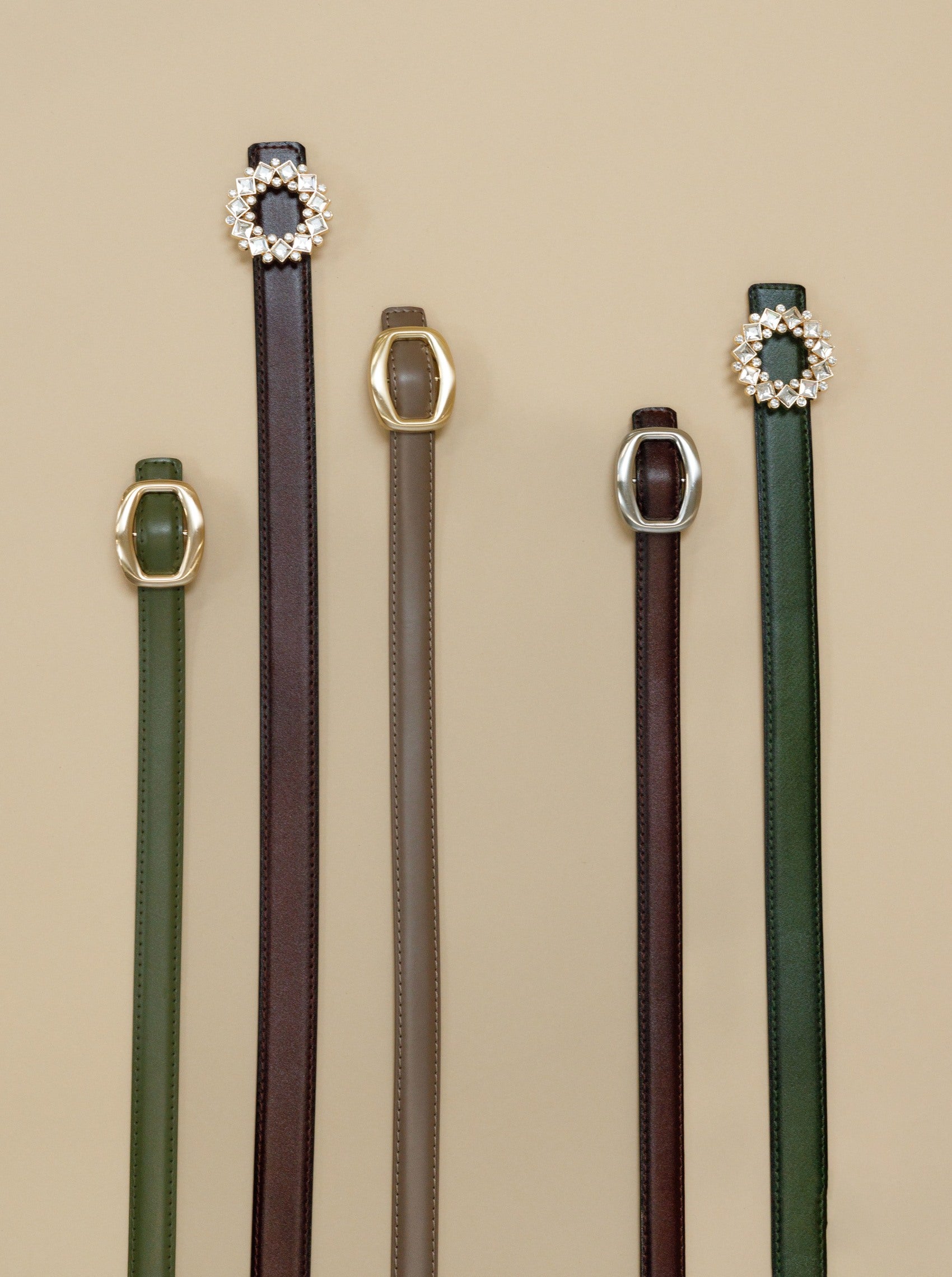 BCPRIYA belt - Army - Black Colour