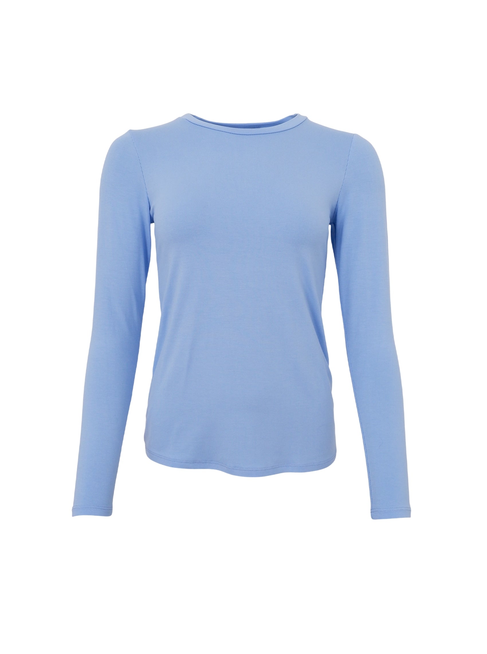 BCKARLA LS t-shirt - Lt. Blue - Black Colour