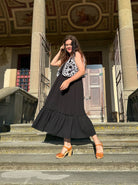 BCBALI strap dress - Black - Black Colour