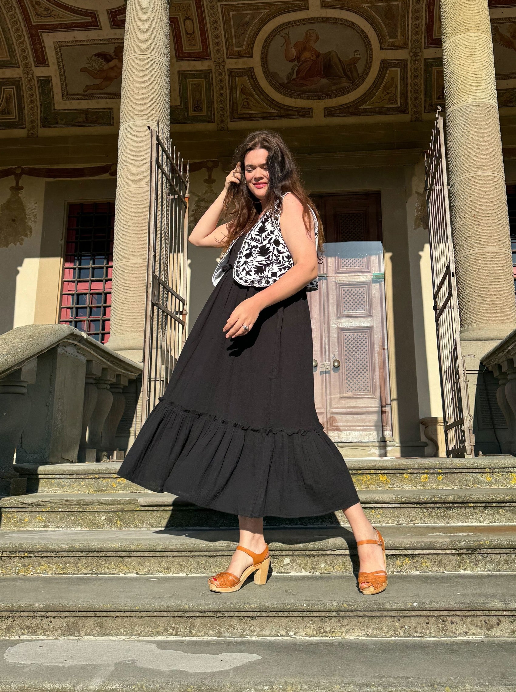 BCBALI strap dress - Black - Black Colour