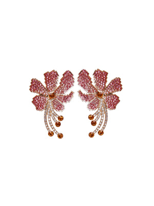 BCTULIA earrings - Lt. Pink - Black Colour