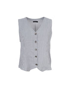 BCMELINA vest - Northern Grey - Black Colour
