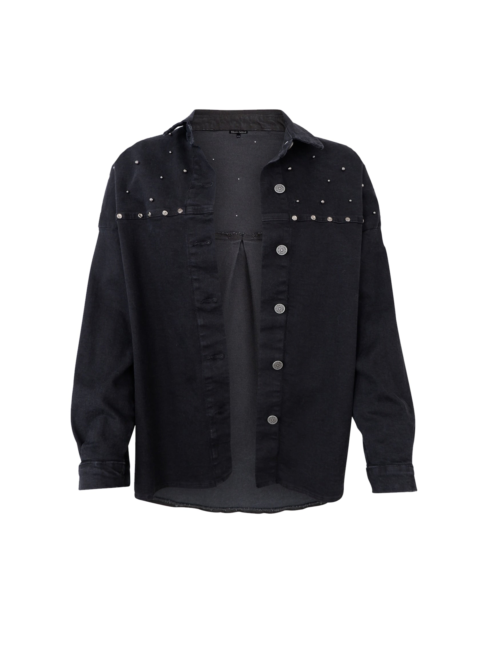 BCNESSA jeans shirt jacket - Black - Black Colour
