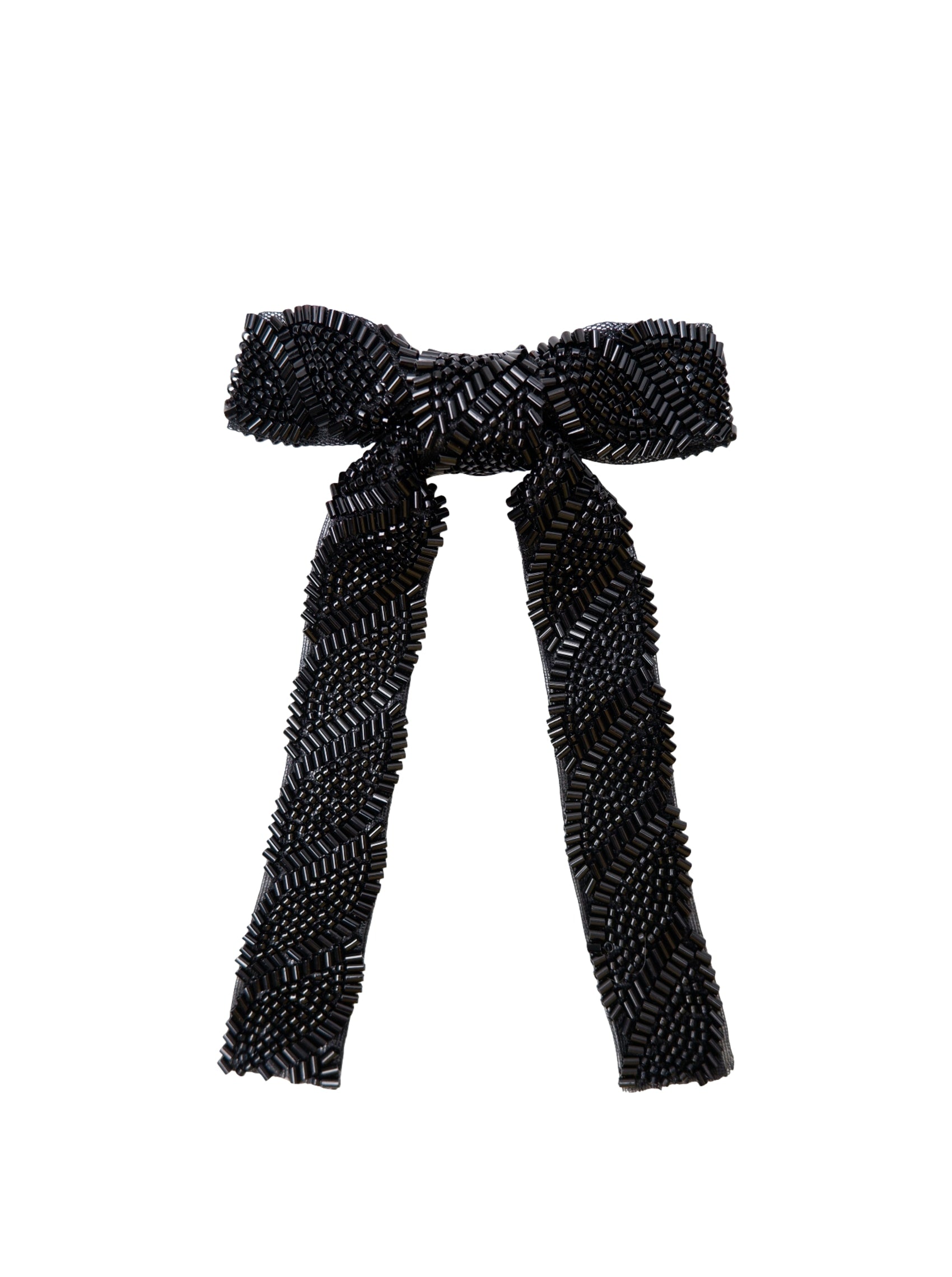 BCCAVARLY 2-in-1 bow brooch - Black - Black Colour