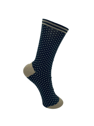 BCLolly dot sock - Black - Black Colour