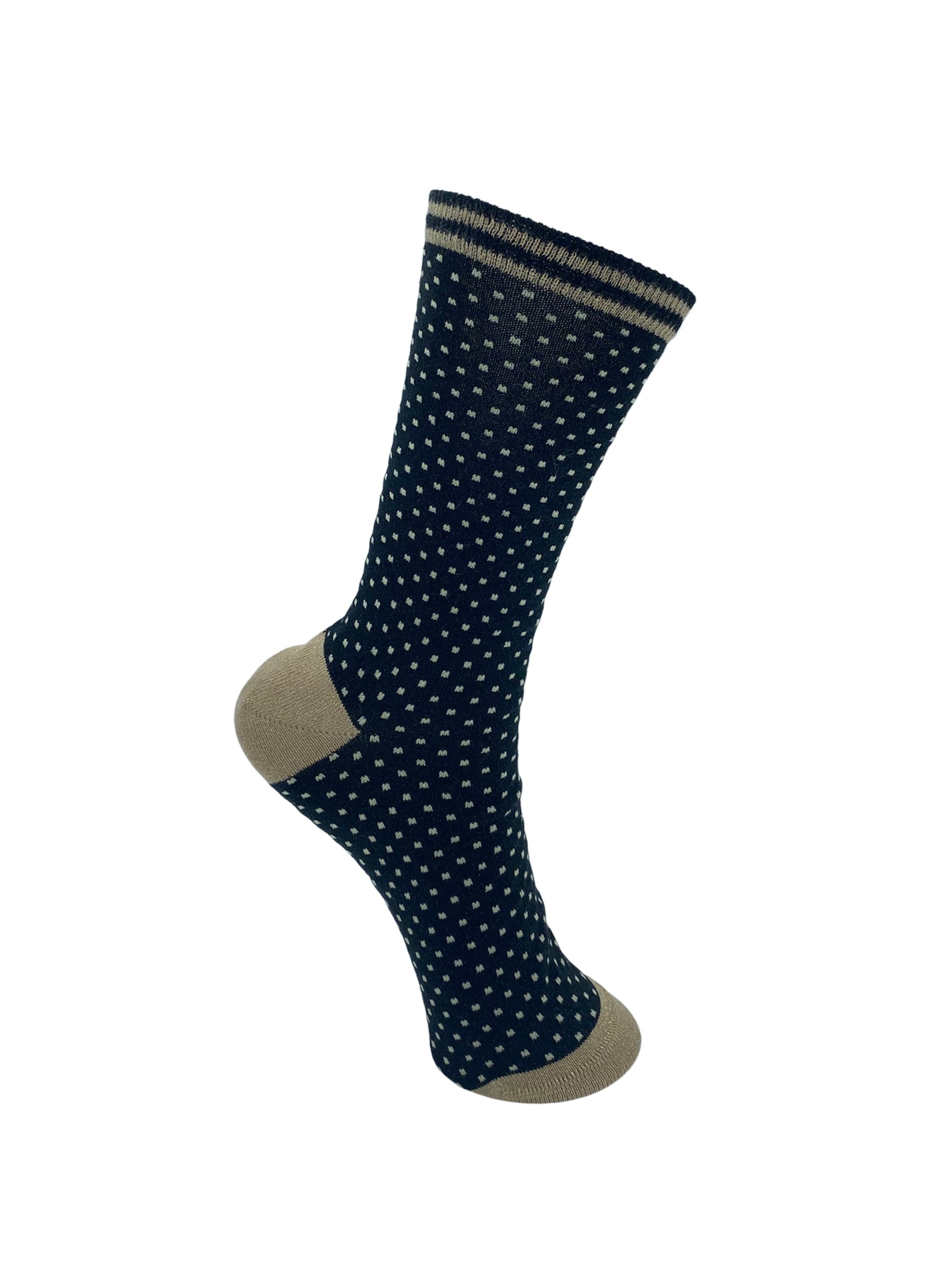 BCLolly dot sock - Black - Black Colour