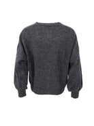BCDELL heavy knit cardigan - Charcoal - Black Colour