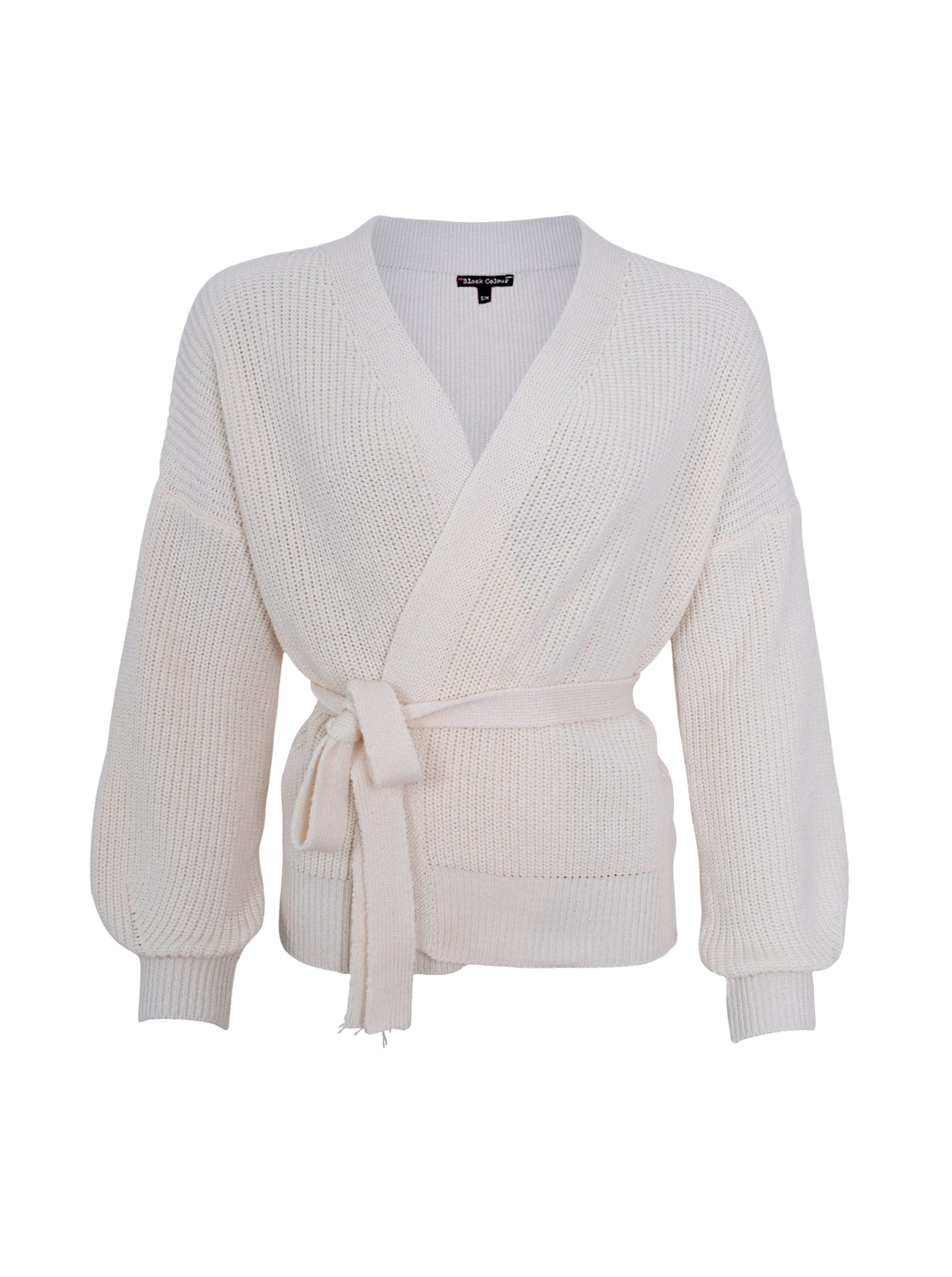 BCFRY knit cardigan - Off White - Black Colour