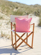 BCFLORA CUSHION COVER - Pink Stripe - Black Colour