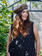 BCFREYA cut out lace top - Black - Black Colour