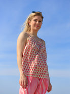 BCFLORA shorts - Pink Stripe - Black Colour