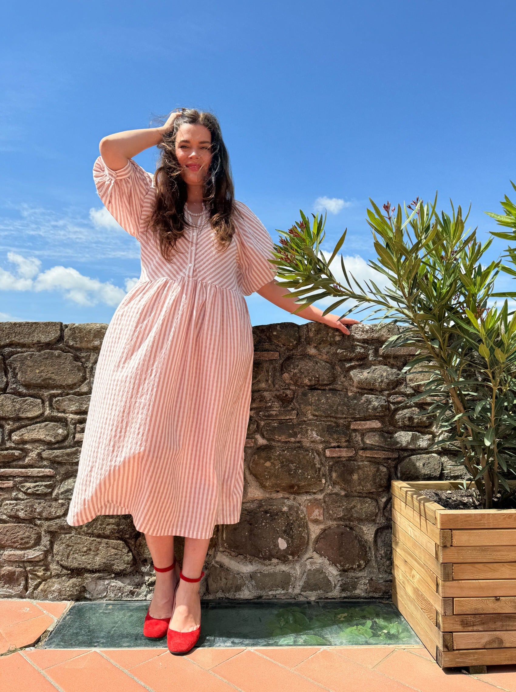 BCSELMA dress - Rose - Black Colour