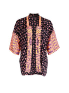 BCLUNA short kimono - Black Pink - Black Colour