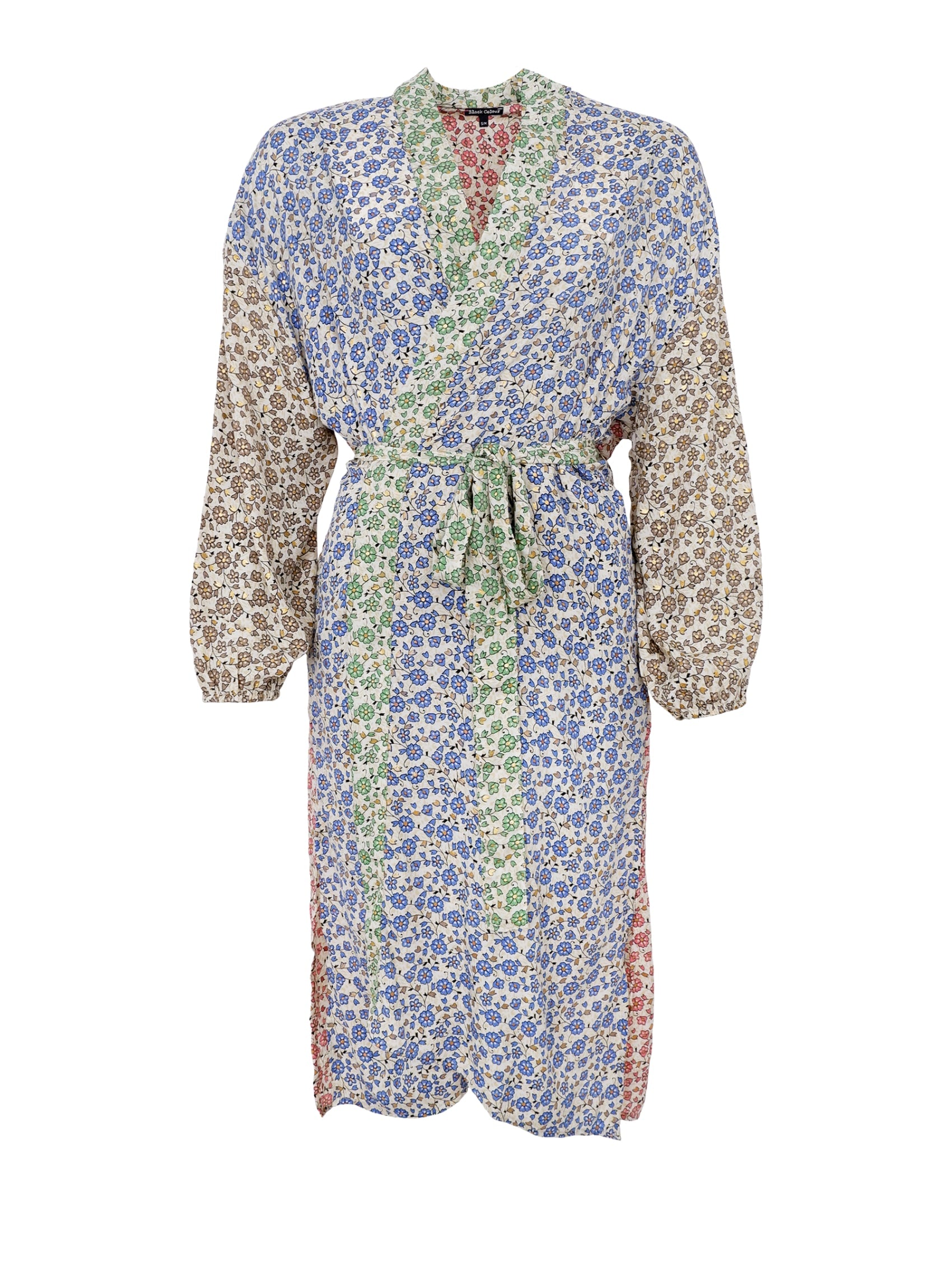 BCLUNA long kimono - Daisy Mix - Black Colour