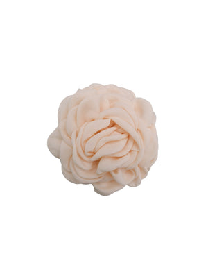 BCVILLA mega flower hair claw - Creme - Black Colour