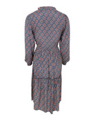 BCLUNA Rose boho short dress - Poetic Blue - Black Colour