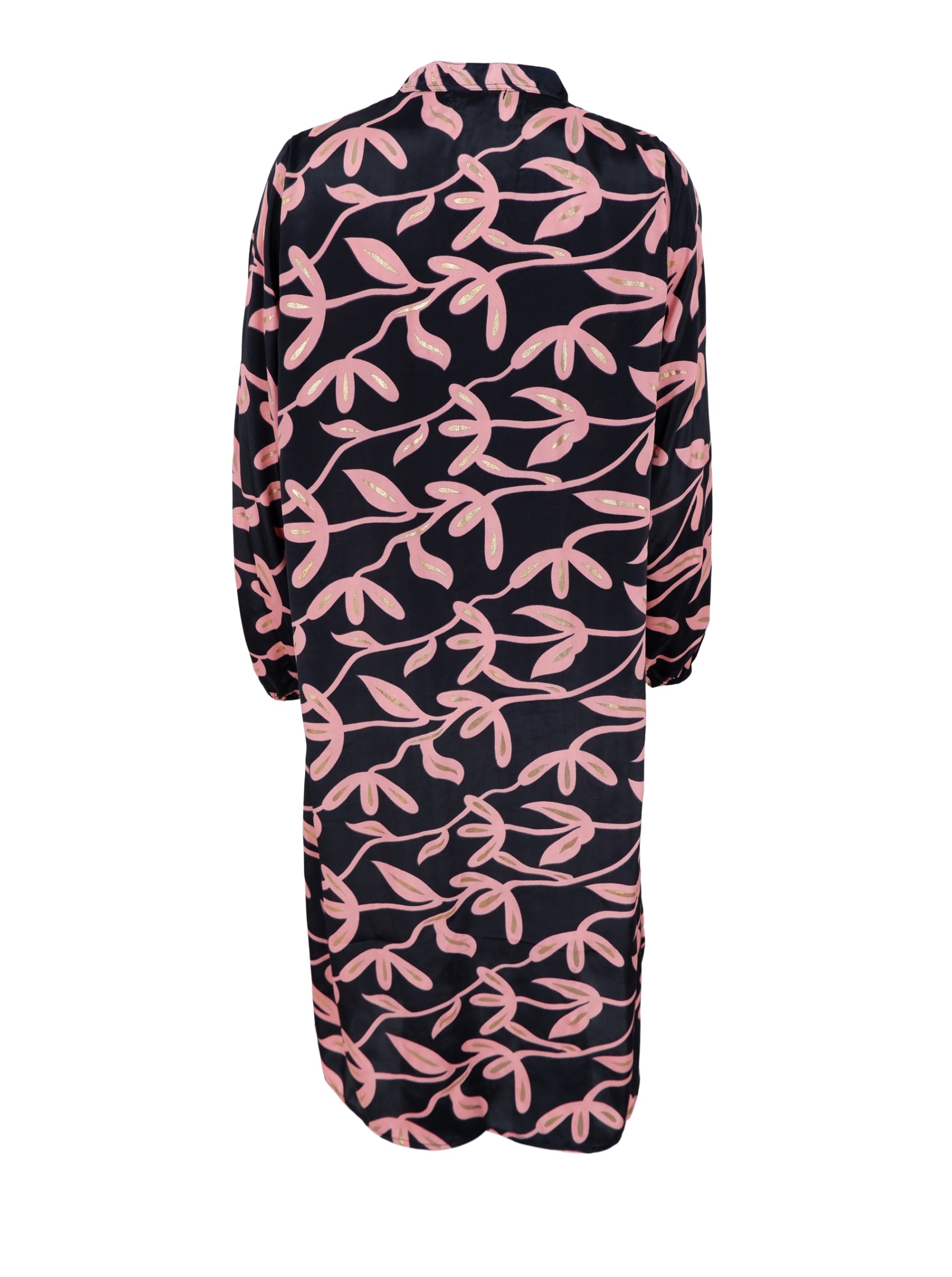 BCLUNA Pleat tunic dress - Black Passion - Black Colour
