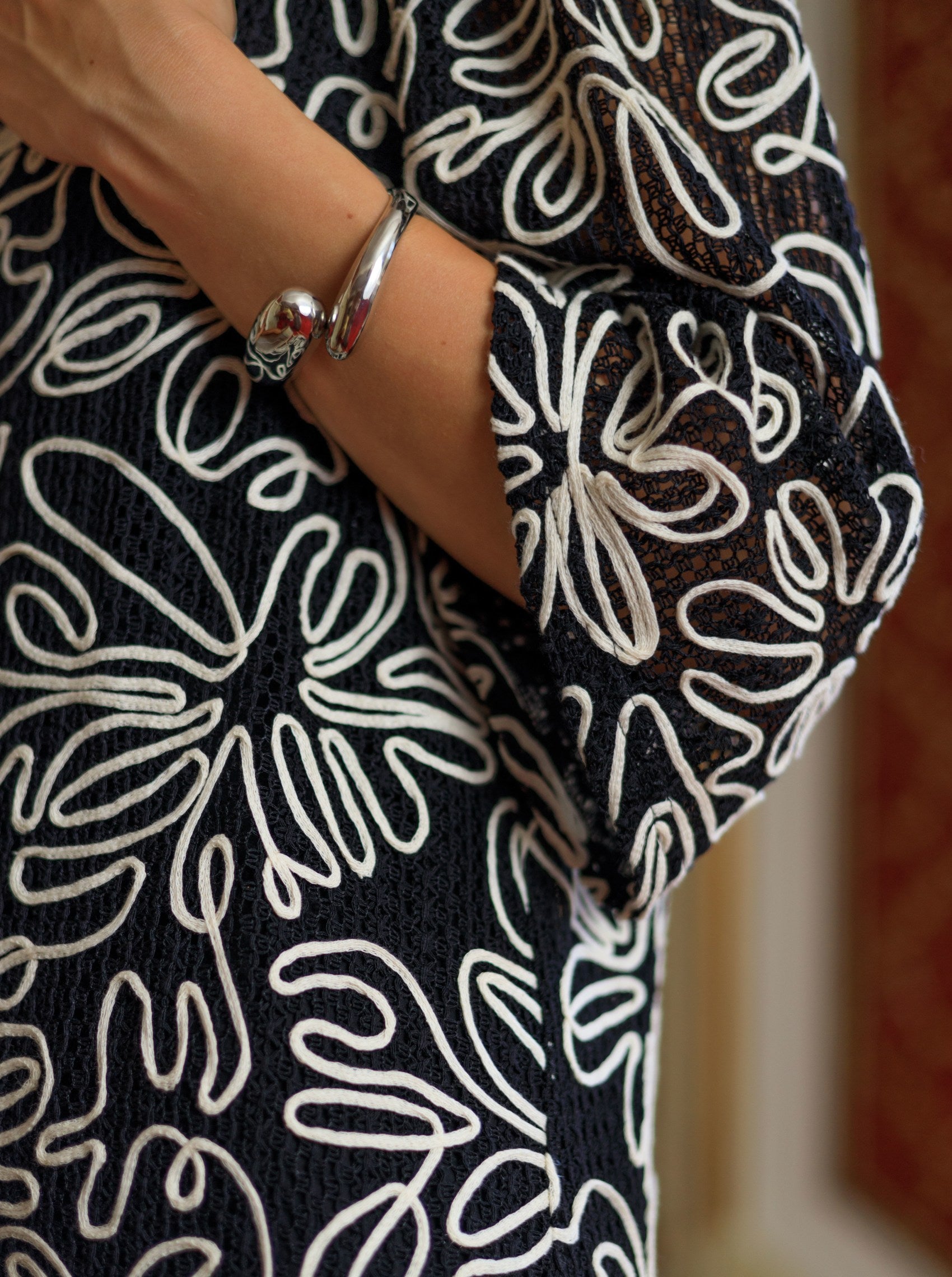 BCISADORA bracelet - Silver Coloured - Black Colour