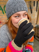 BCDUFFY knitted hat - Grey Melange - Black Colour