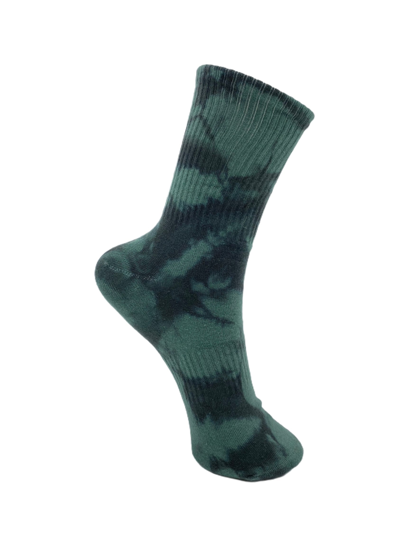 BCTOKYO tie dye sock - Teal Tie Dye - Black Colour