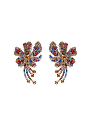 BCTULIA earrings - Multi Mix - Black Colour