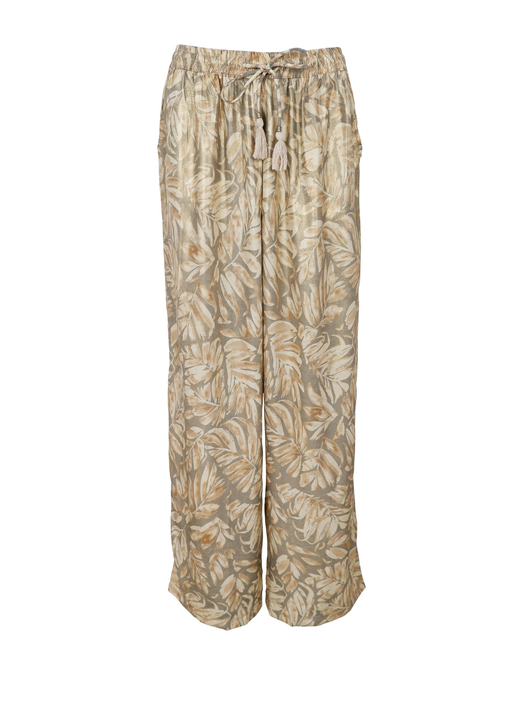 BCLUNA straight pant - Golden Sand - Black Colour
