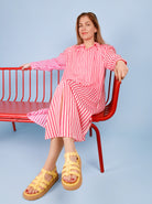 BCBENDIX shirt dress - Pink - Black Colour