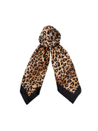 BCDALBY satin scarf - Leopard - Black Colour