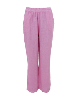 BCMELINA wide linen pant - Candy - Black Colour