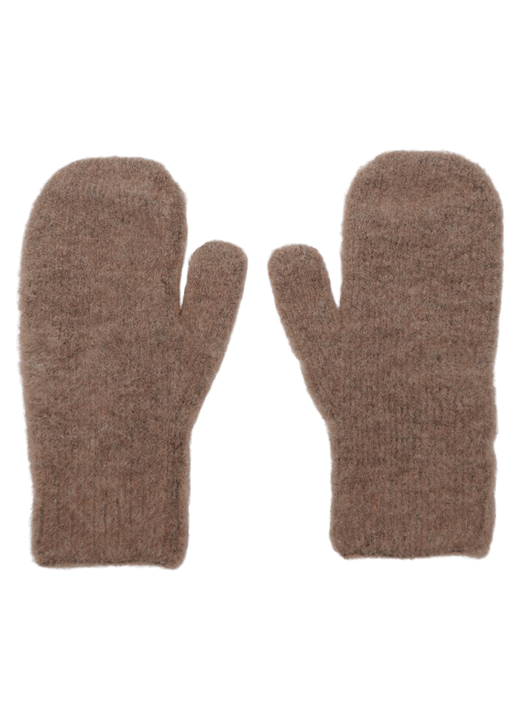 BCGINGER mittens - Camel - Black Colour