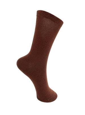BCLurex sock - Mocca - Black Colour