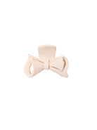 BCCATRINA bow small matt hair claw - Lt. Pink - Black Colour