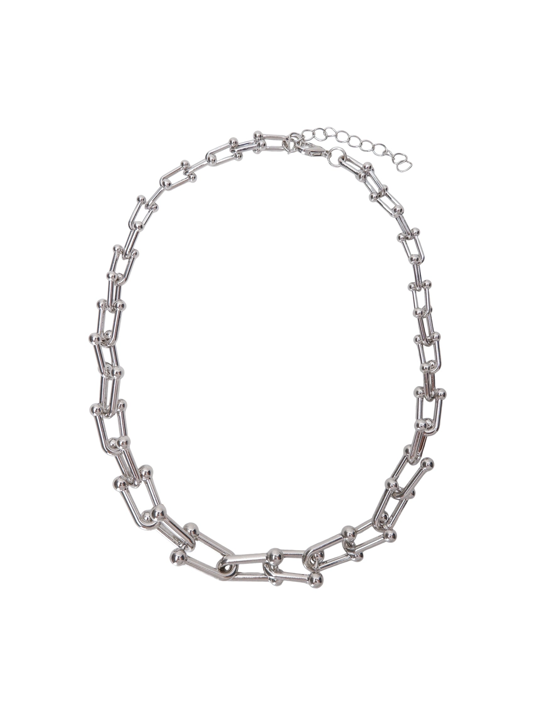 BCORION necklace - Silver Coloured - Black Colour