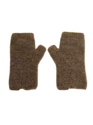BCGINGER short handwarmers - Camel - Black Colour