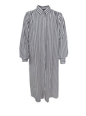 BCBENDIX shirt dress - White - Black Colour