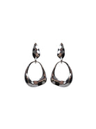 BCBINE earrings - Silver Coloured - Black Colour