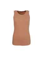 BCENA rib tank top - Frappe - Black Colour