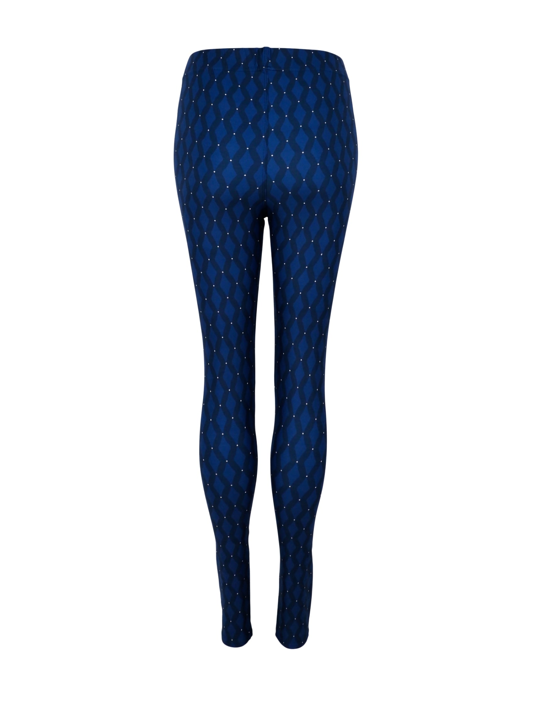 BCROBYN printed legging - Blue Graphic - Black Colour