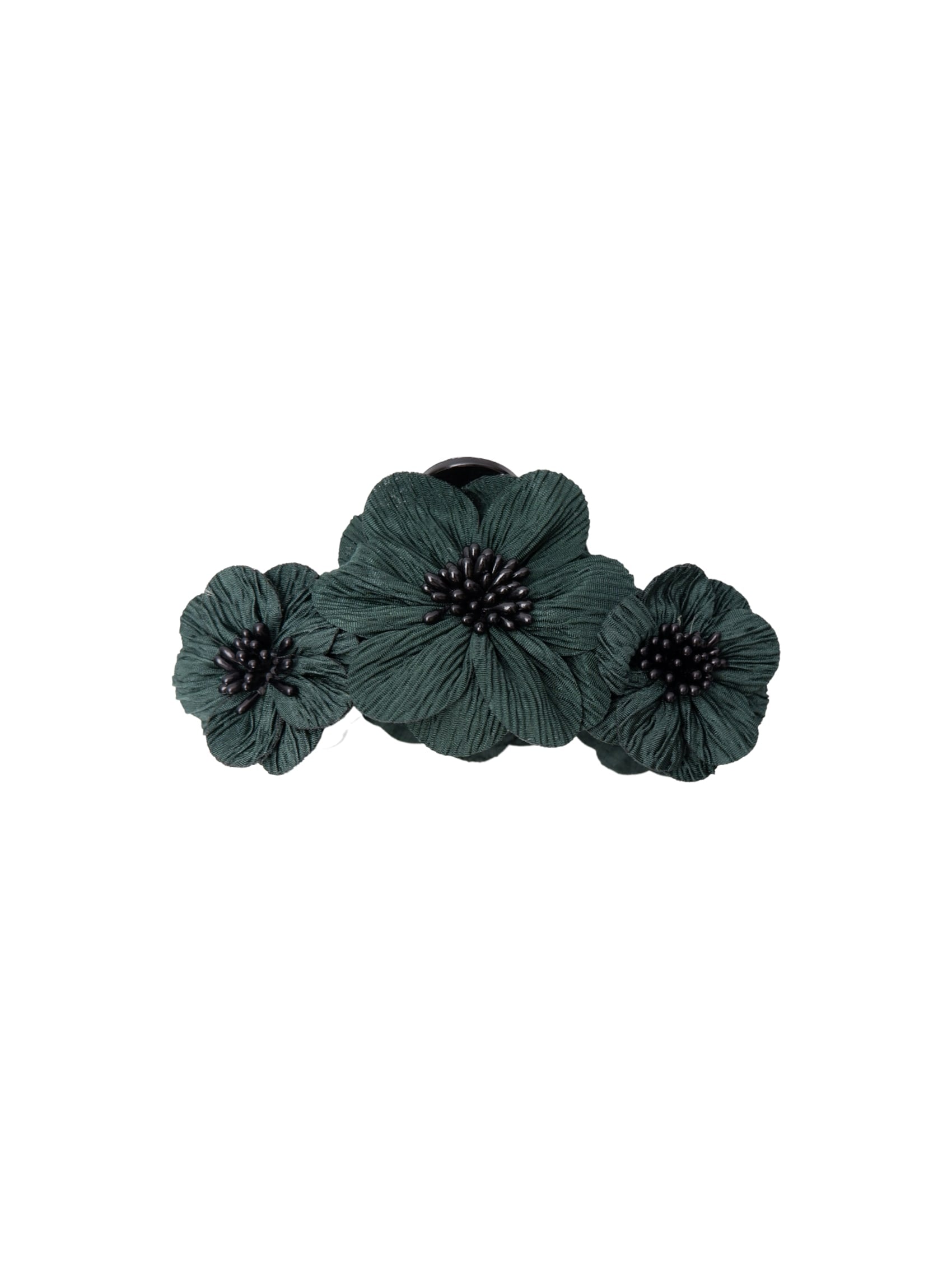 BCLILIBET hair claw - Bottle Green - Black Colour