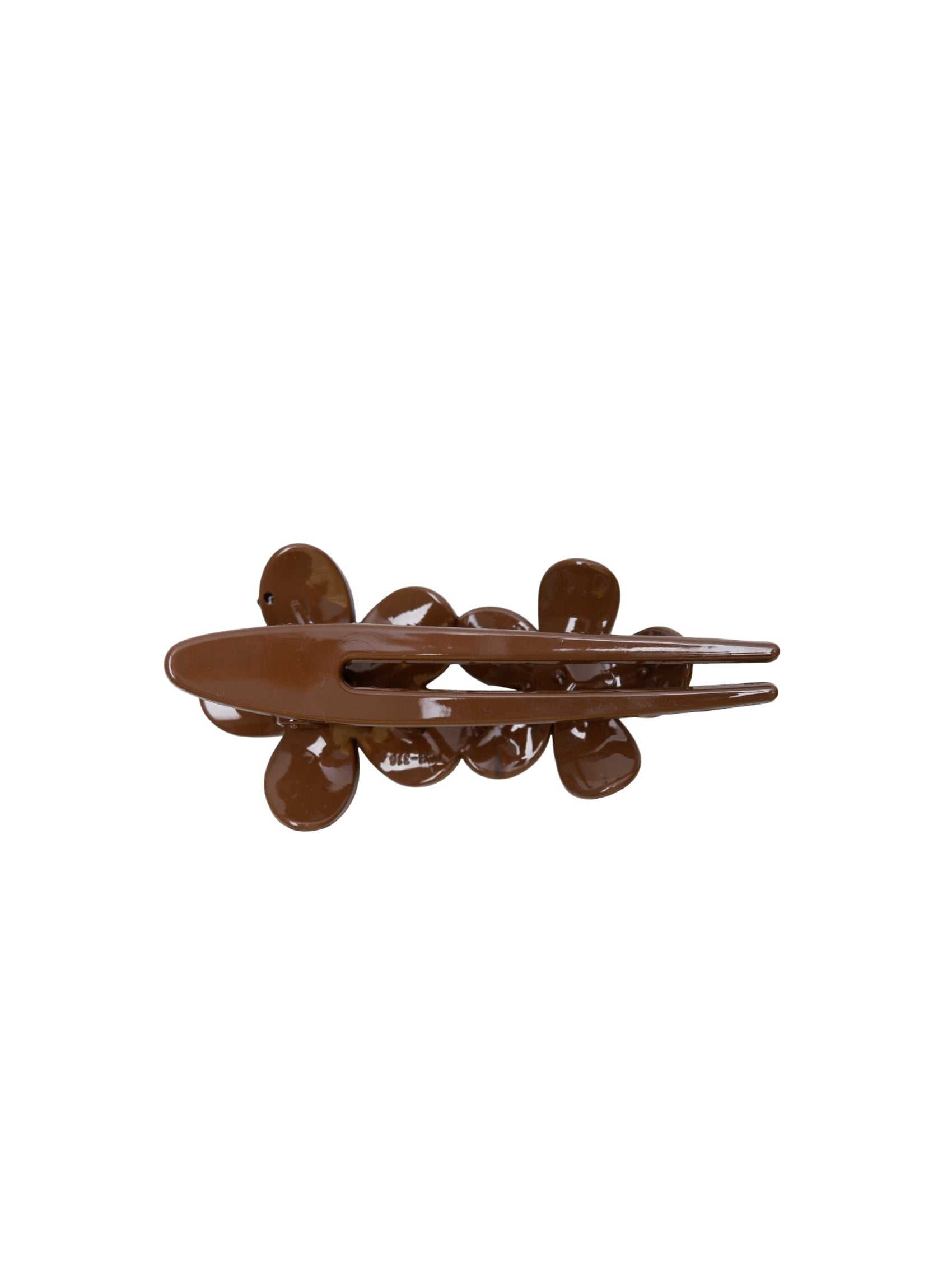 BCRENESMEE glossy hair claw - Coffee - Black Colour