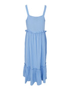 BCBALI strap dress - Sky Blue - Black Colour