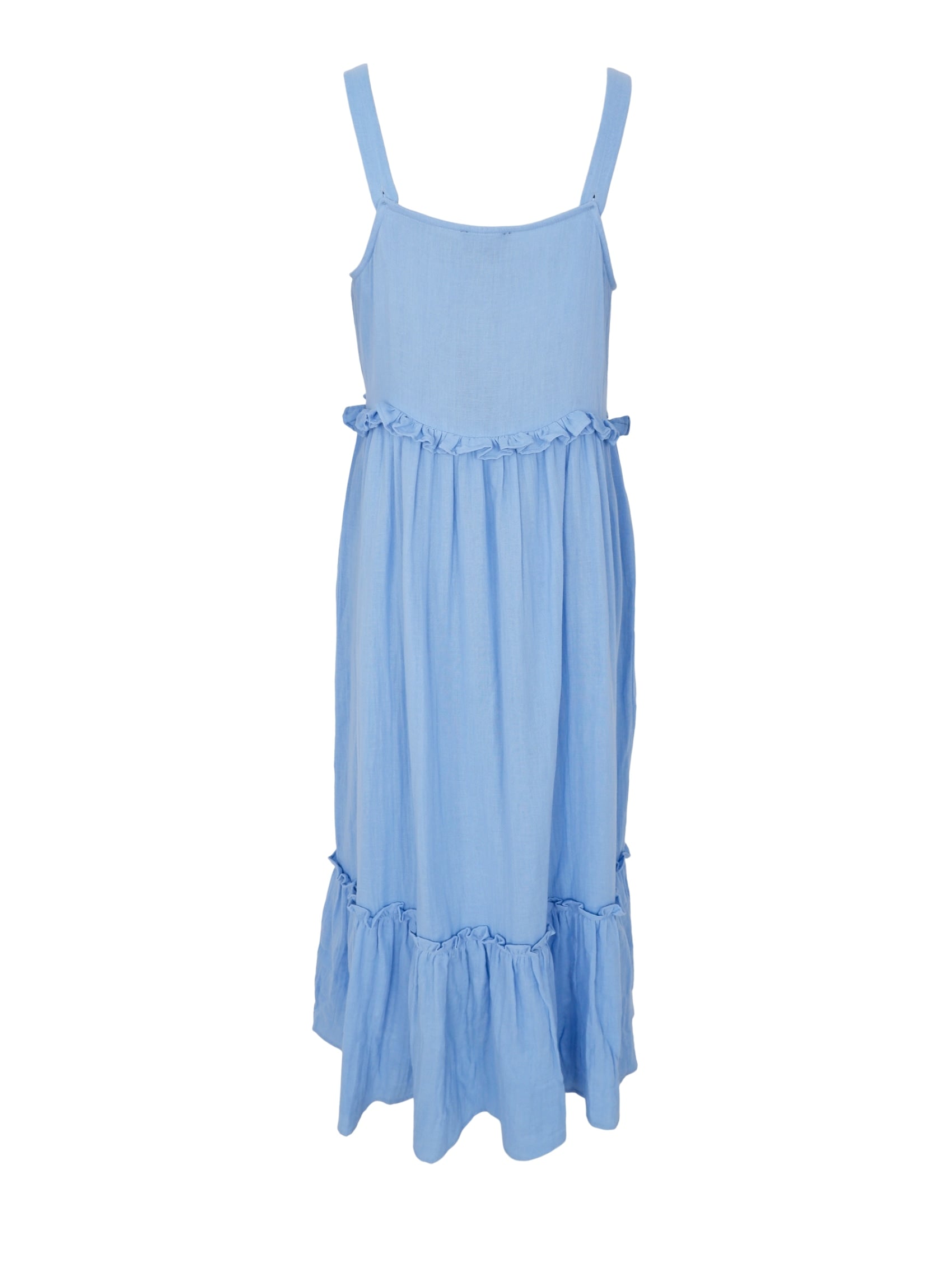 BCBALI strap dress - Sky Blue - Black Colour
