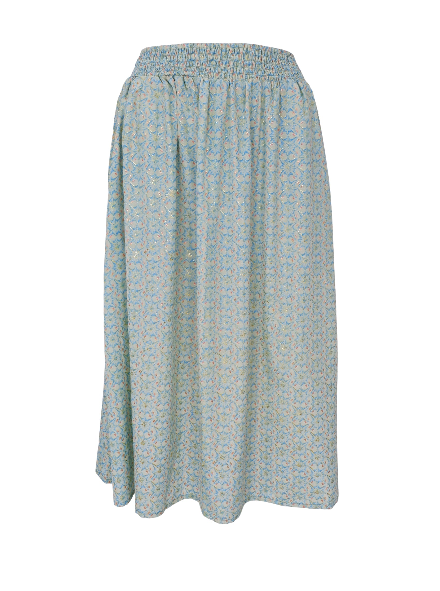 BCLUNA wide midi skirt - Paradise Blue - Black Colour